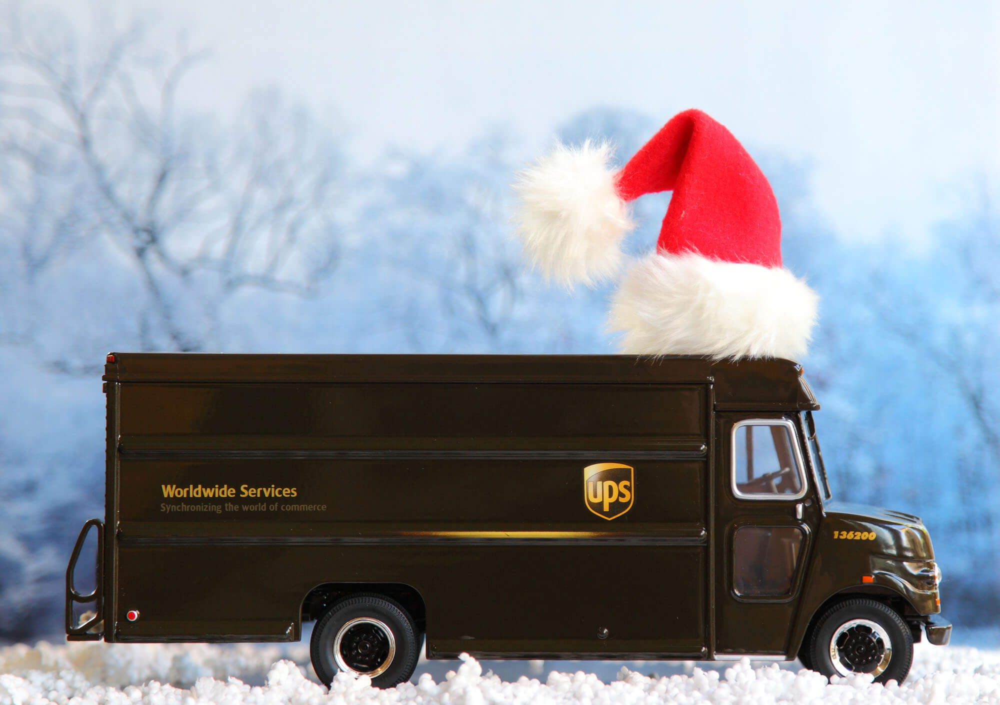 Der UPS Christmas Truck 2011 Die Spielzeugsammlung in 51 Städten