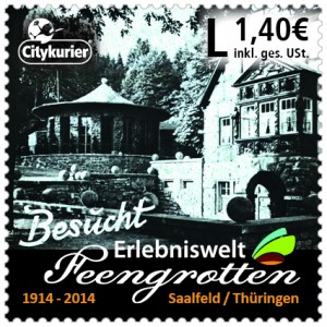 Feengrotten-Großbriefmarke